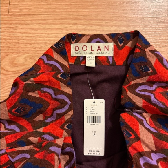 Anthropologie DOLAN Ruched Ruffle Mini Skirt Sz Small NWT - Picture 5 of 5